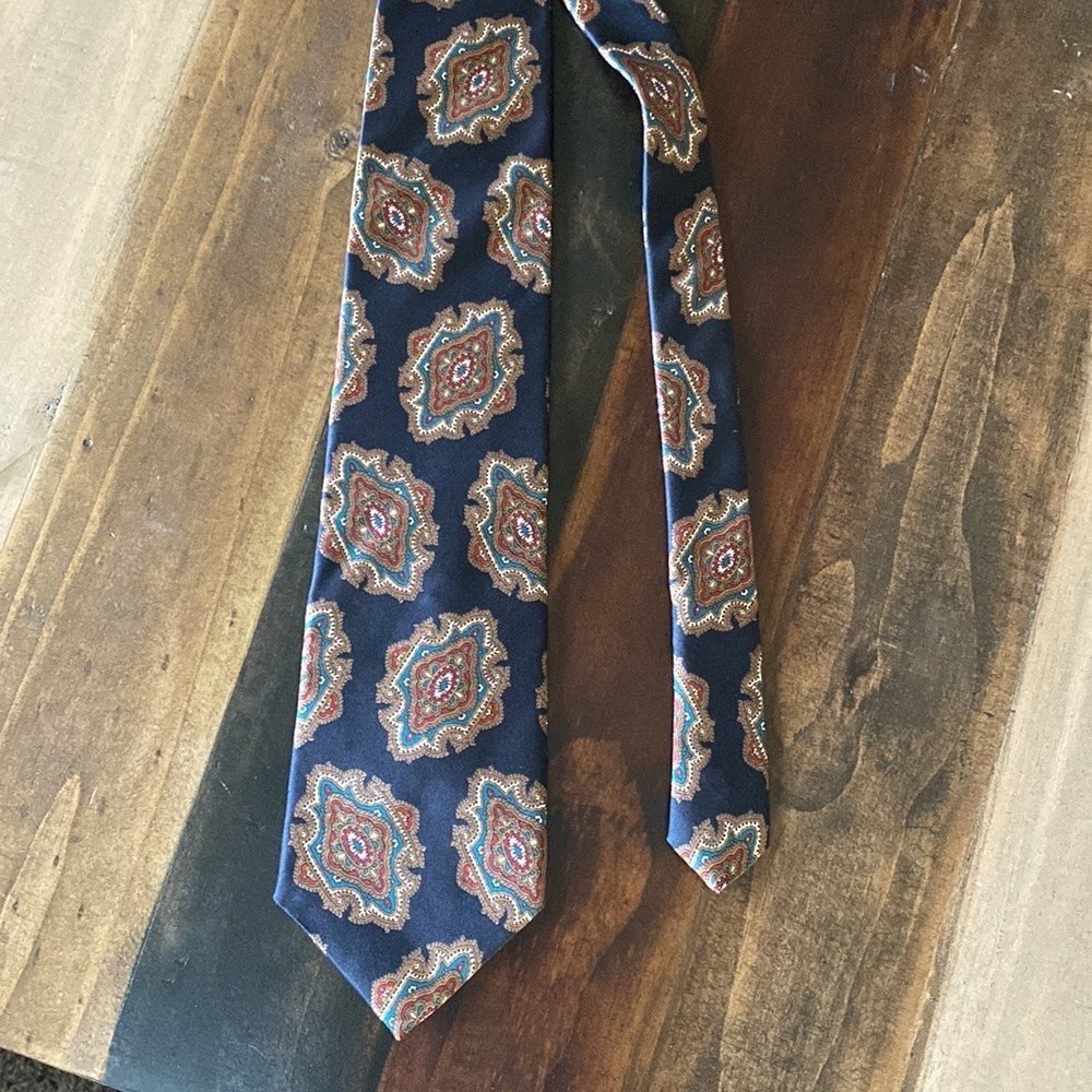 Christian Dior Monsieur 100% Silk Abstract Men's Tie - Picture 7 of 7